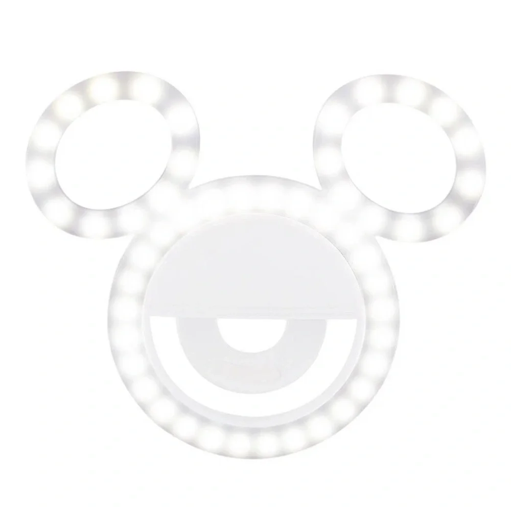 Disney Mickey and Friends Selfie Ring LED Light For Cellphone Phone • MICKEY